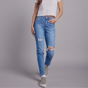 Ripped mom jeans from tillys